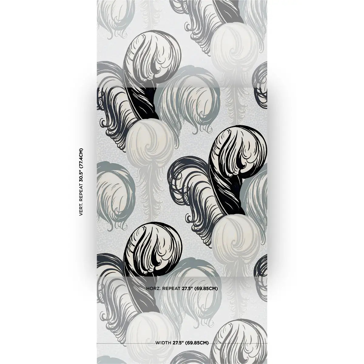Schumacher Plumes Wallpaper