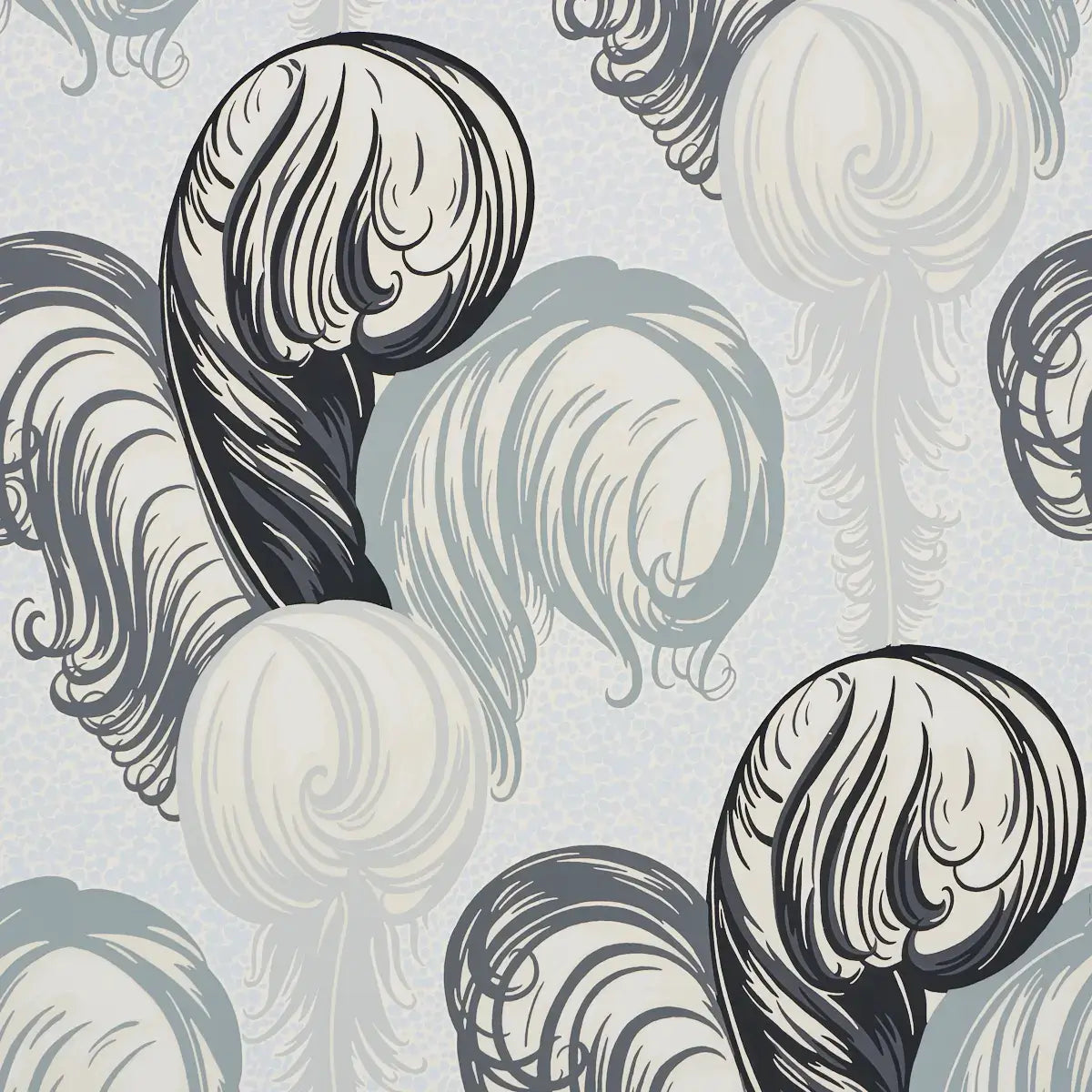 Schumacher Plumes Wallpaper