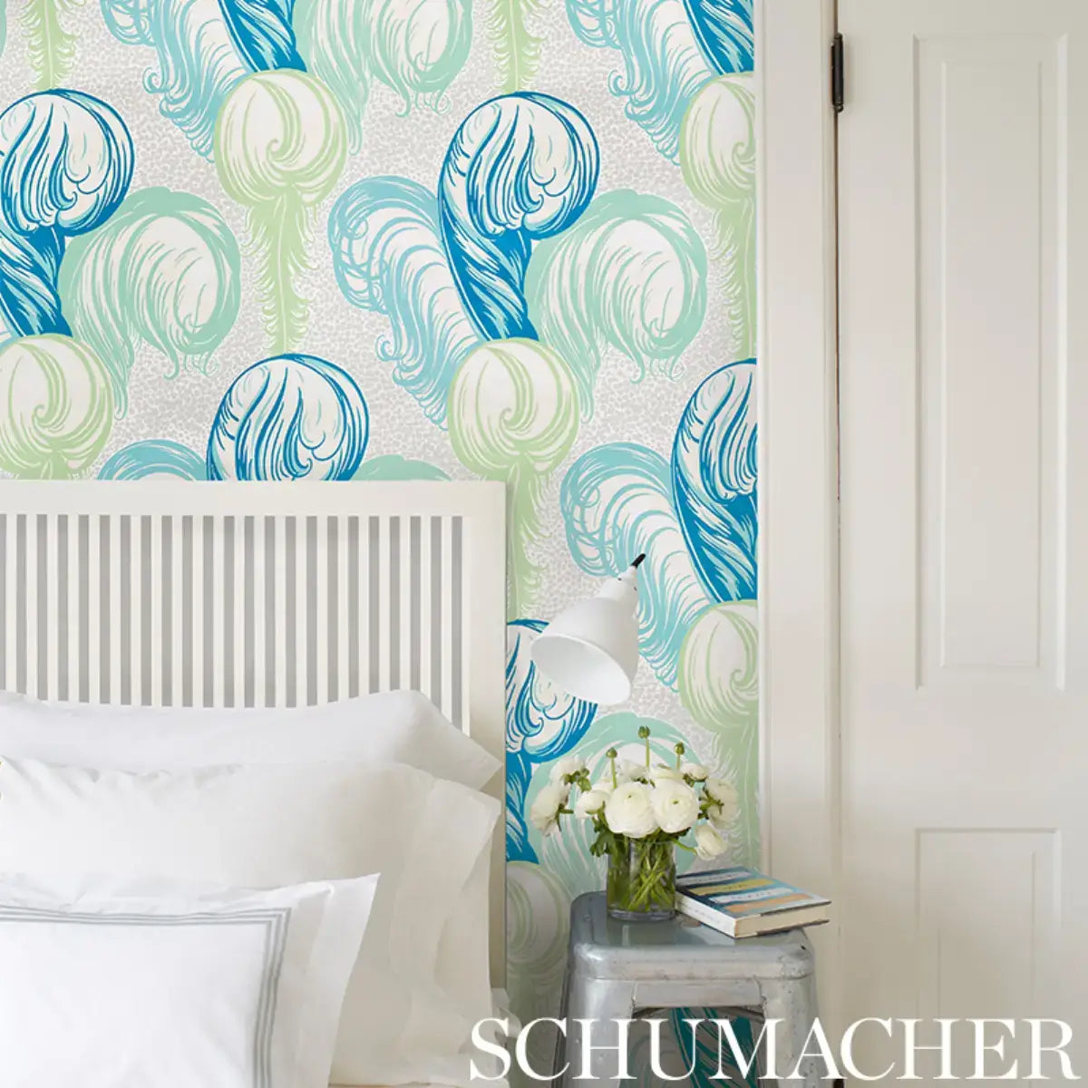 Schumacher Plumes Wallpaper