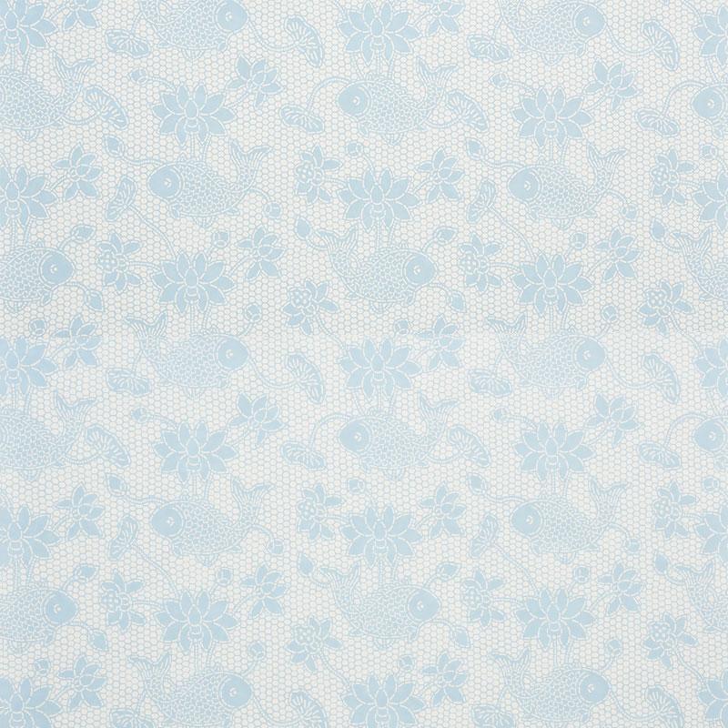 Schumacher Lotus Batik Wallpaper