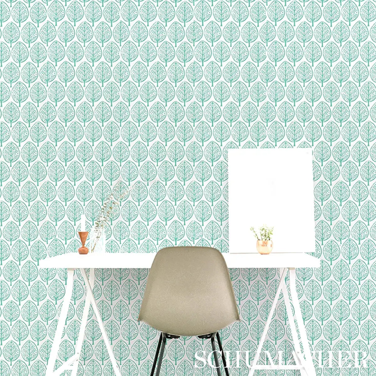 Schumacher Tree Wallpaper