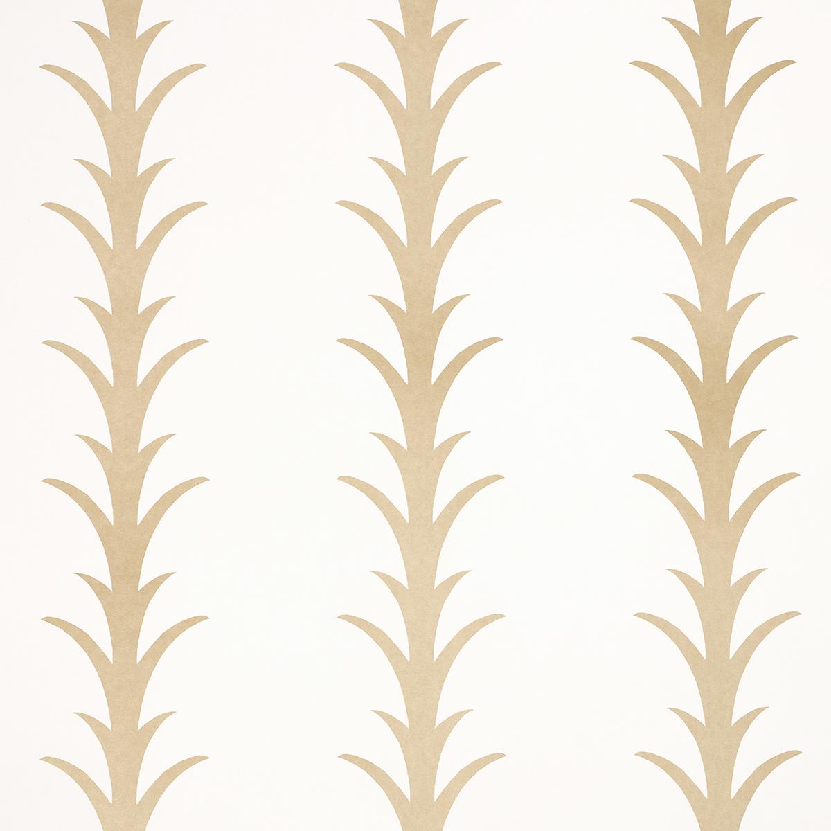 Schumacher Acanthus Stripe Wallpaper