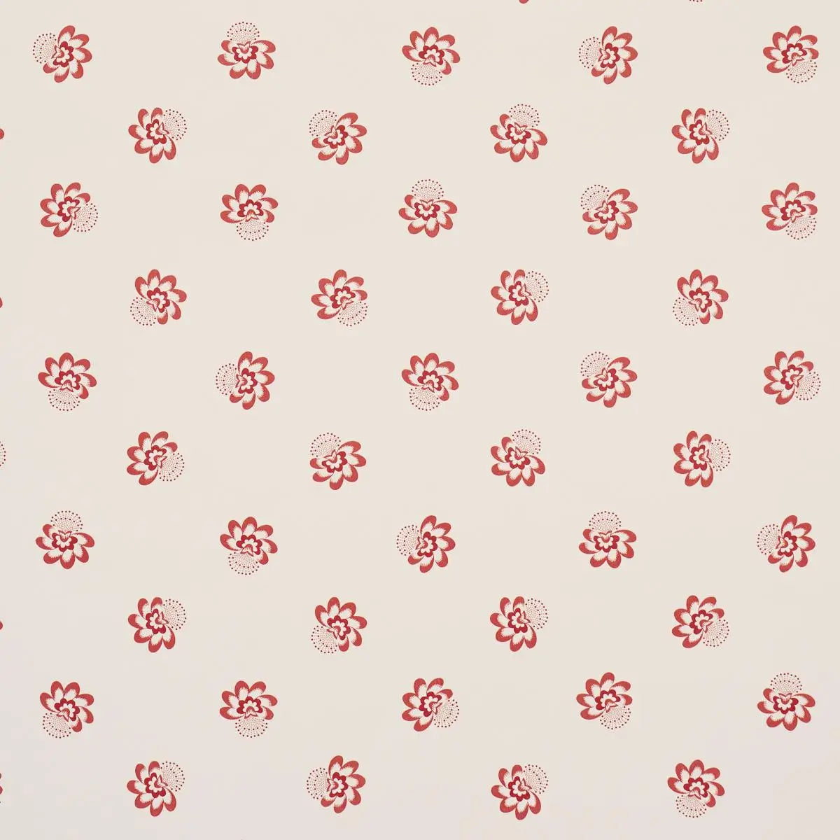 Schumacher Auclair Floral Wallpaper