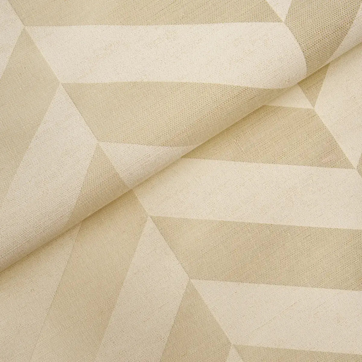Schumacher Staggered Chevron Sisal Wallpaper