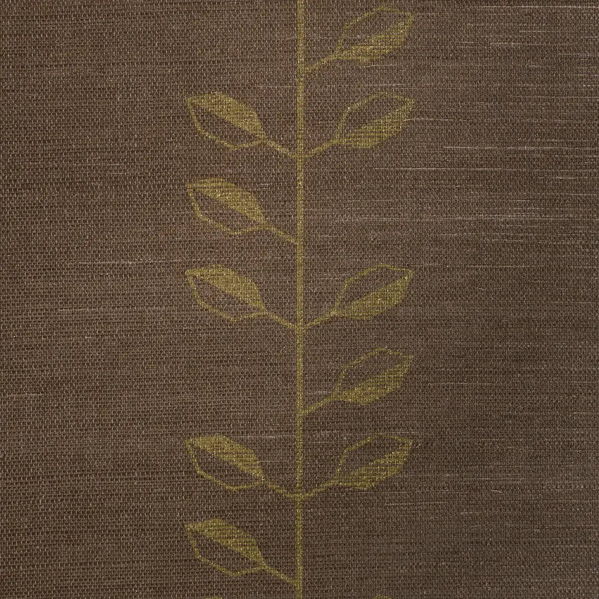 Schumacher Geo Leaf Sisal Wallpaper
