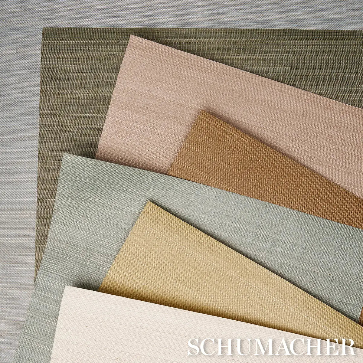 Schumacher Musa Abaca Wallcovering