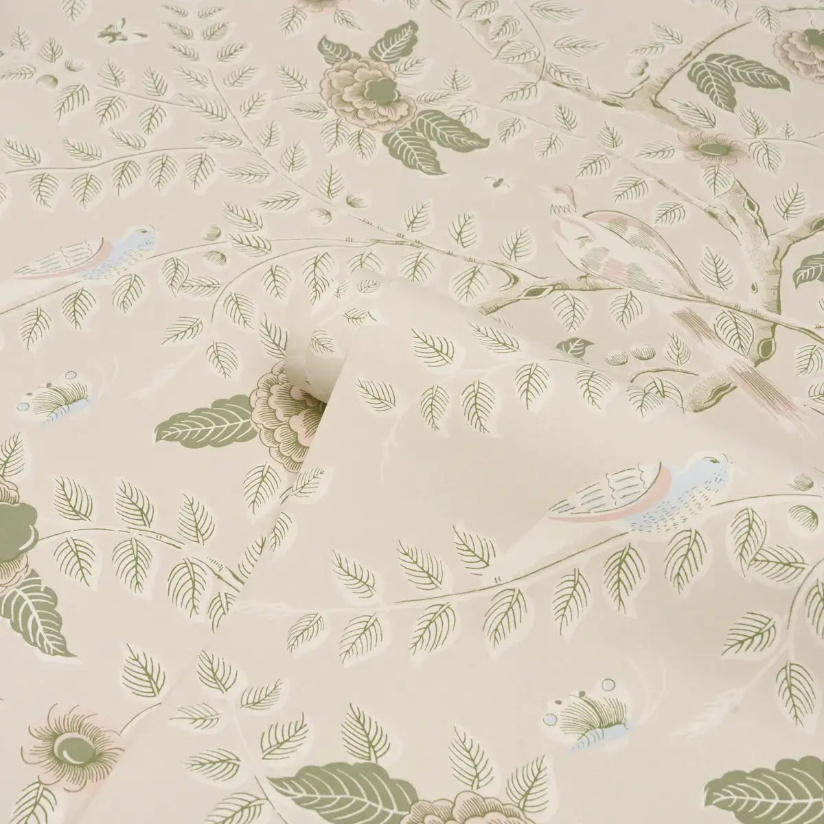 Schumacher Tole Bird Wallpaper