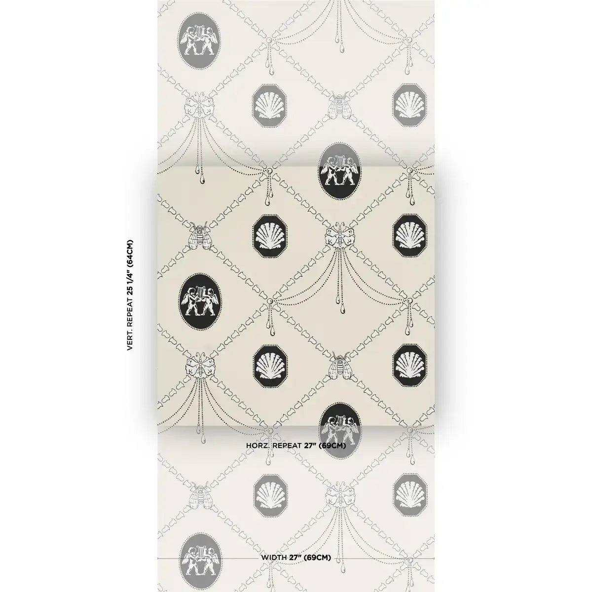 Schumacher Edith Wallpaper