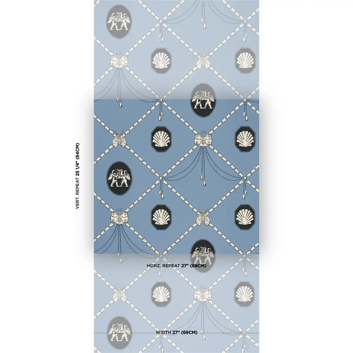 Schumacher Edith Wallpaper