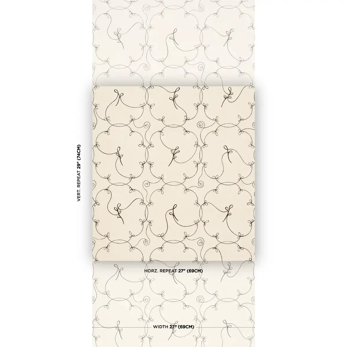 Schumacher Broderie Wallpaper