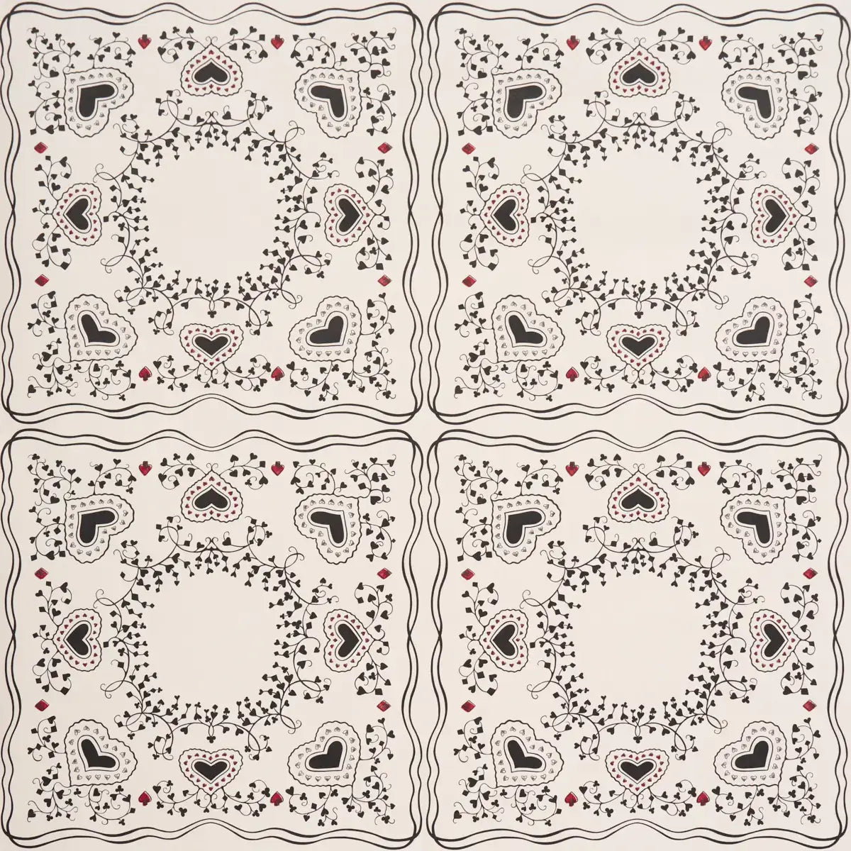 Schumacher Garden Of Hearts Wallpaper