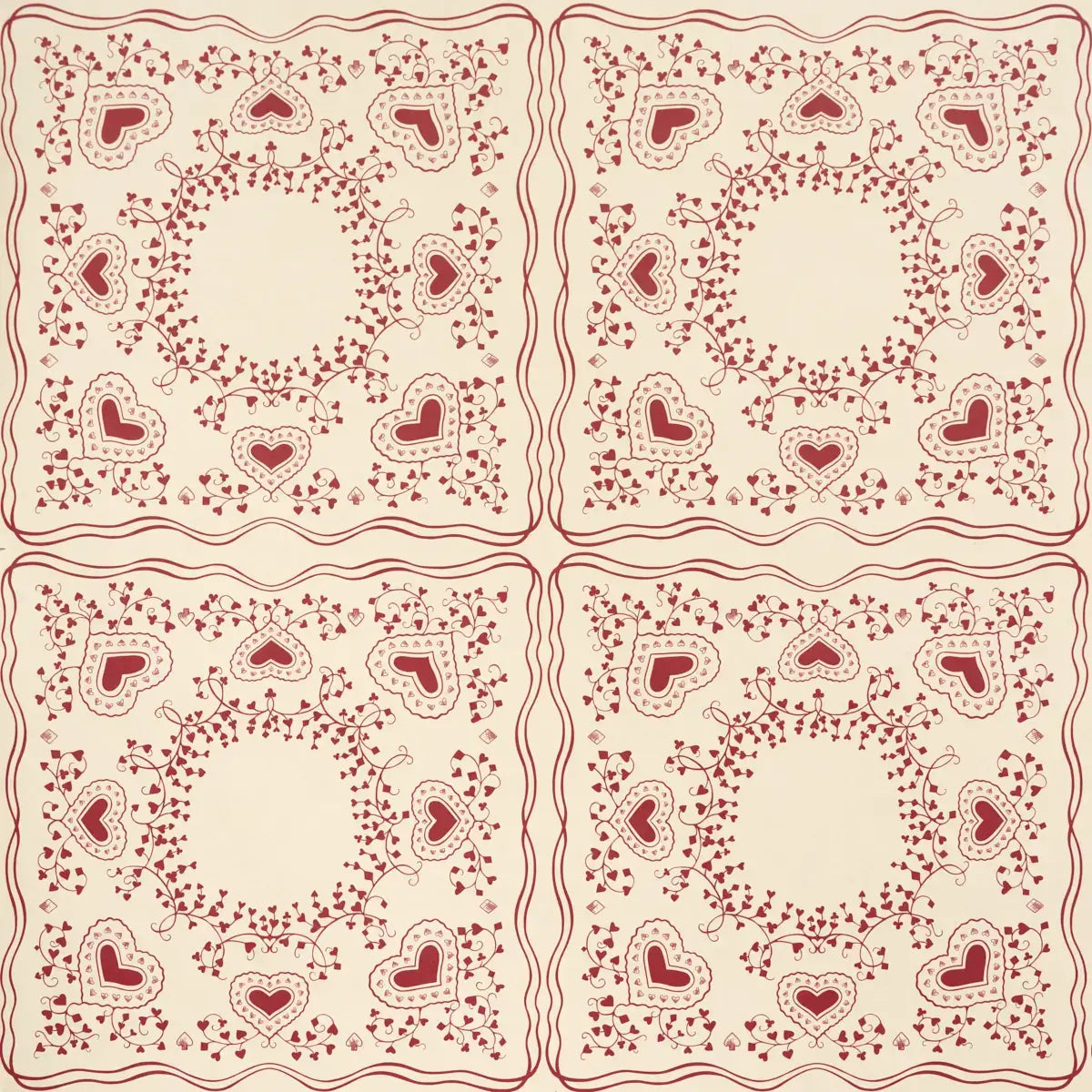 Schumacher Garden Of Hearts Wallpaper