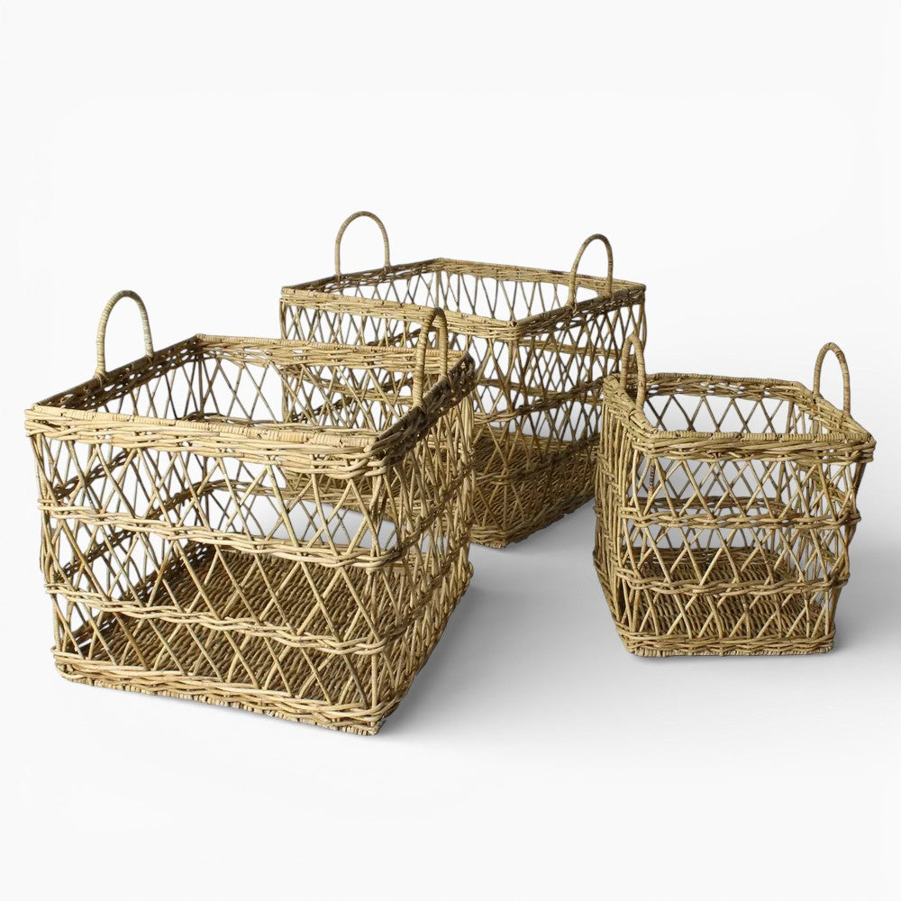 Kuta Rattan Basket Set