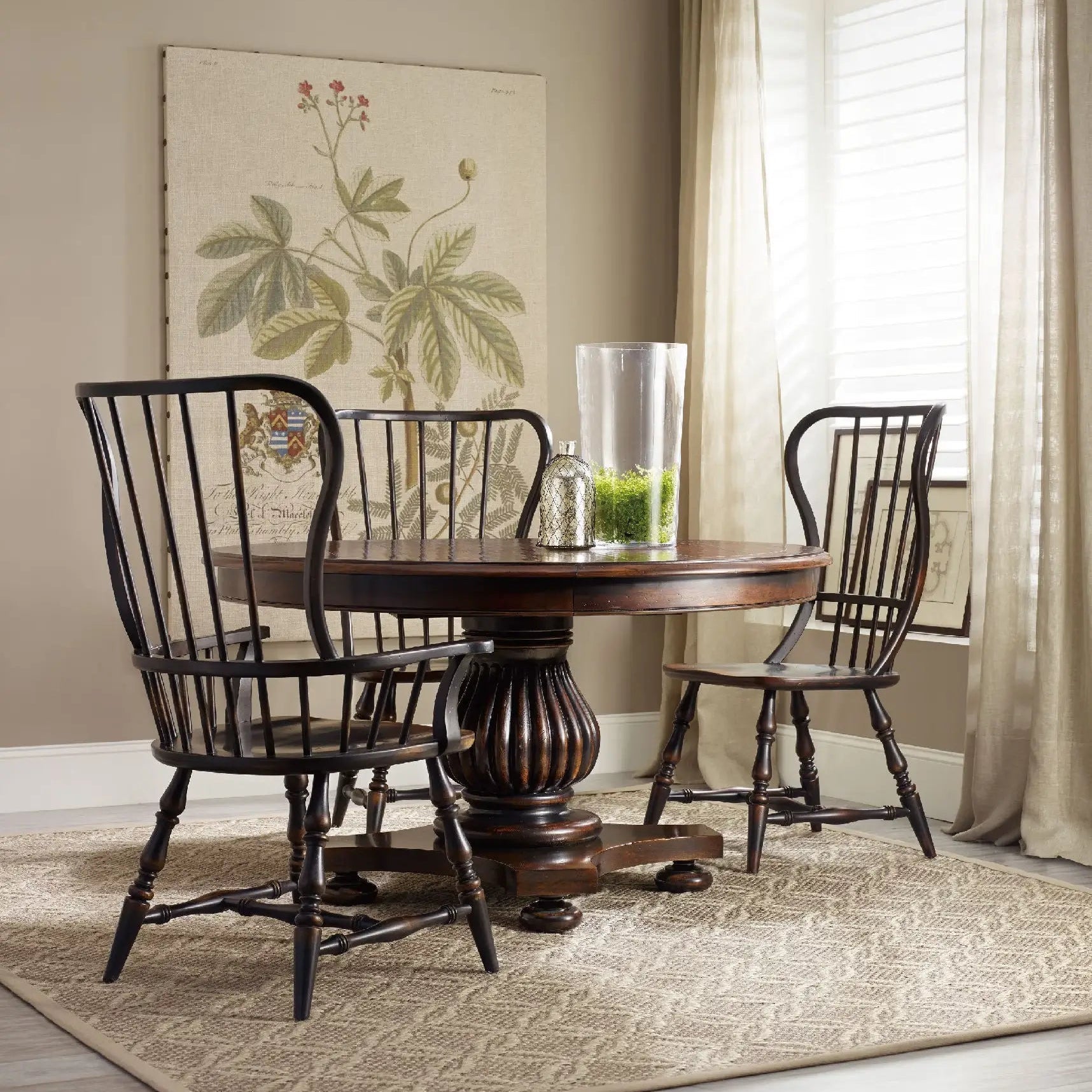 Sanctuary Spindle Back Arm Chair