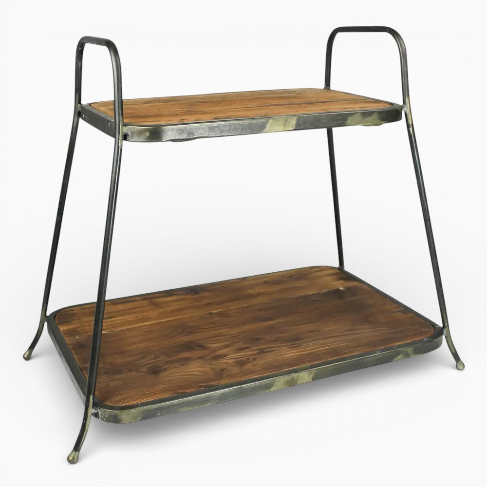 Catalina Two Tier Wood Stand