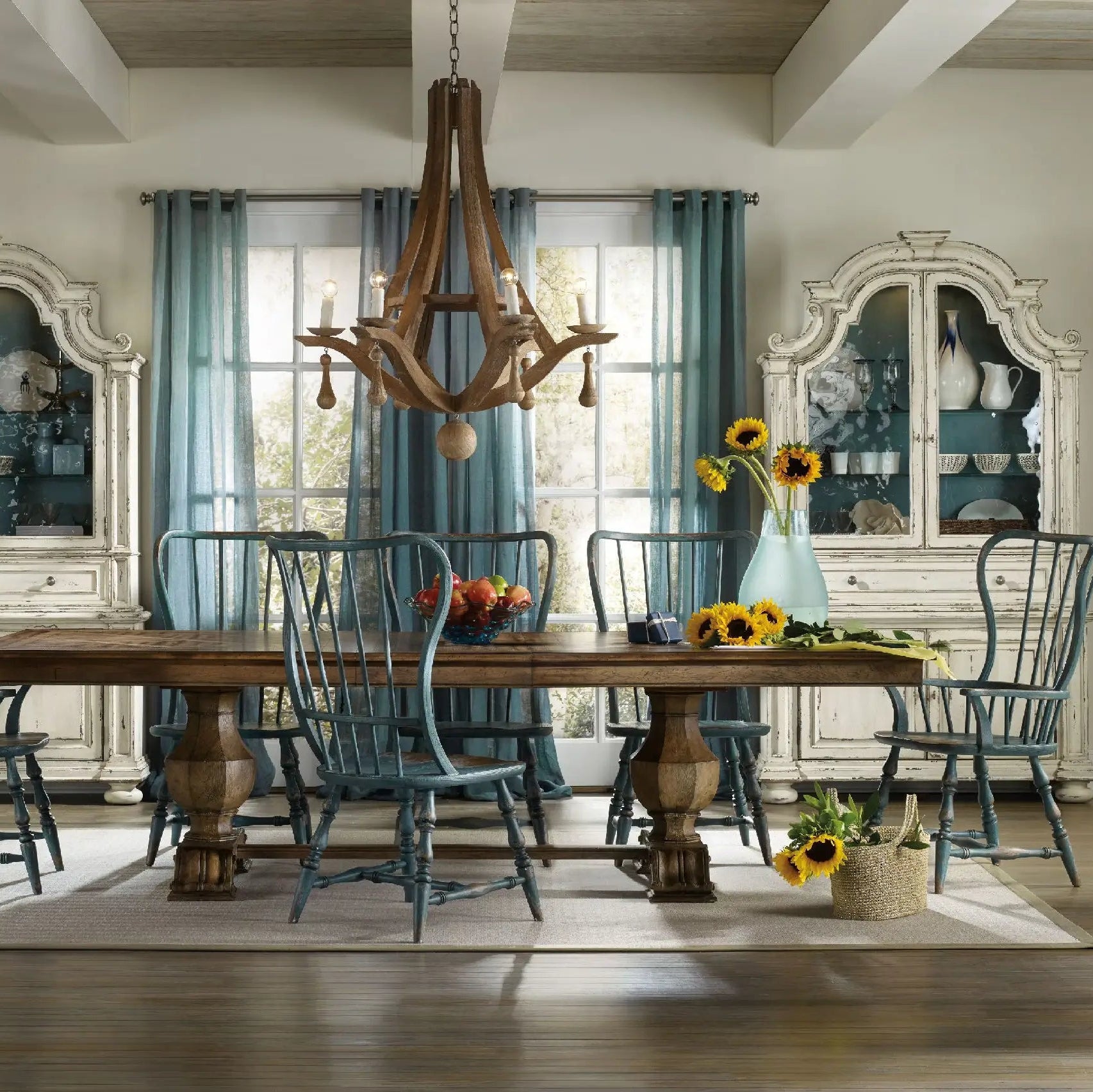 Sanctuary Spindle Back White Side Chair