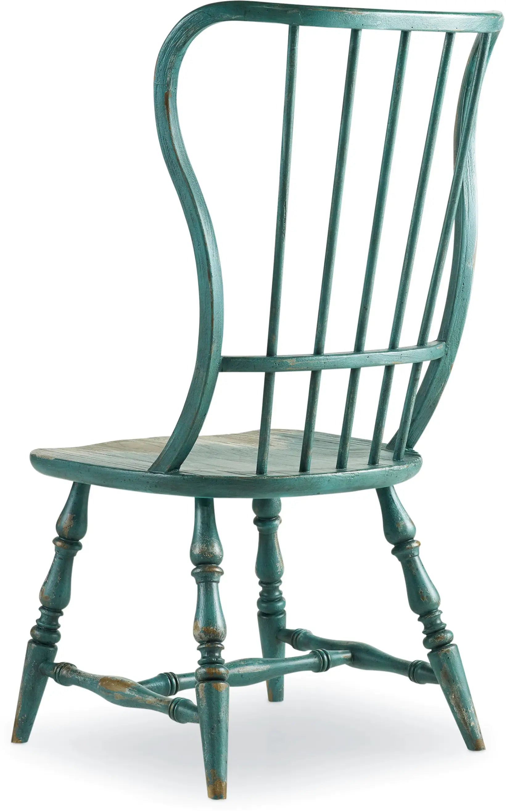 Sanctuary Spindle Back White Side Chair