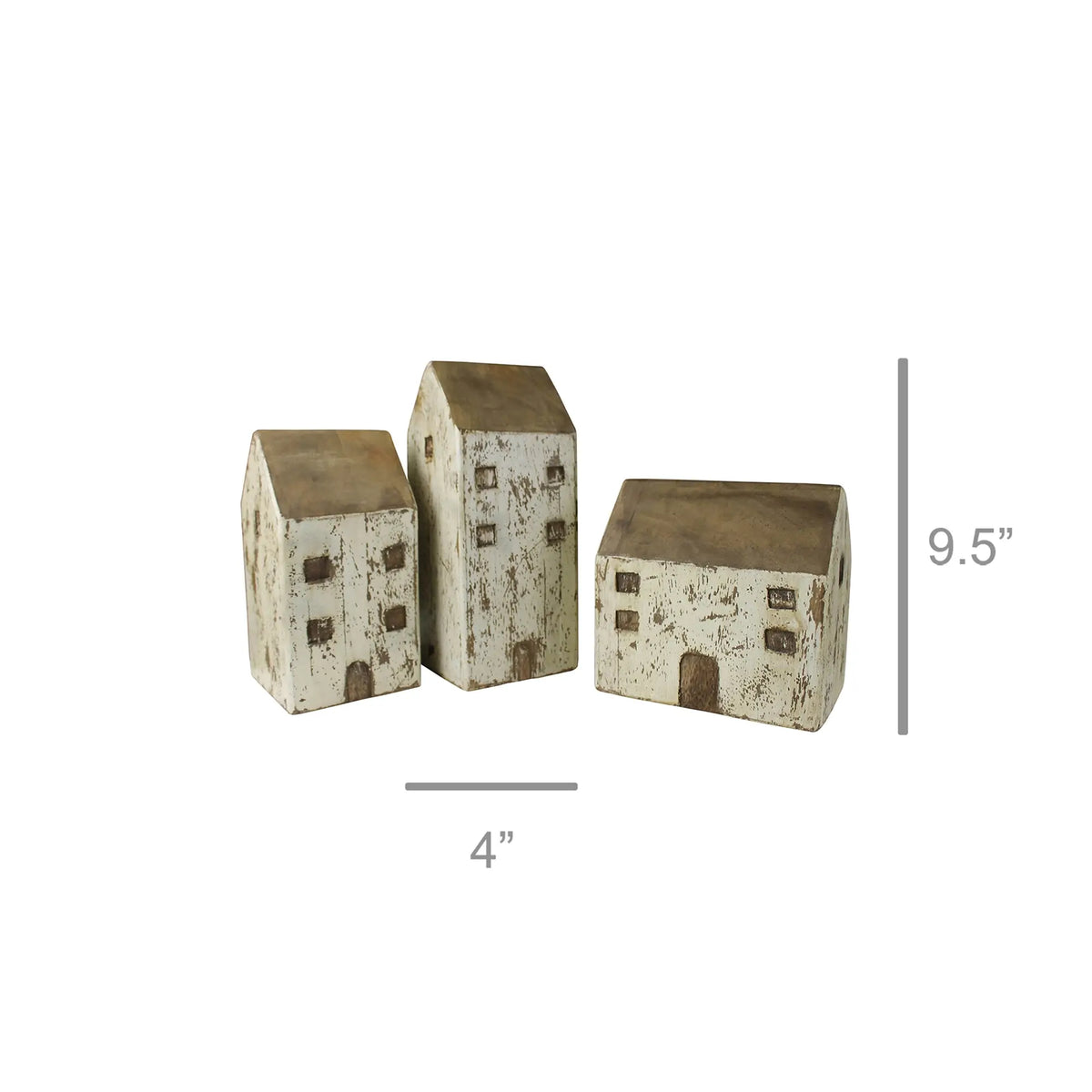 White Wood Cottage Set