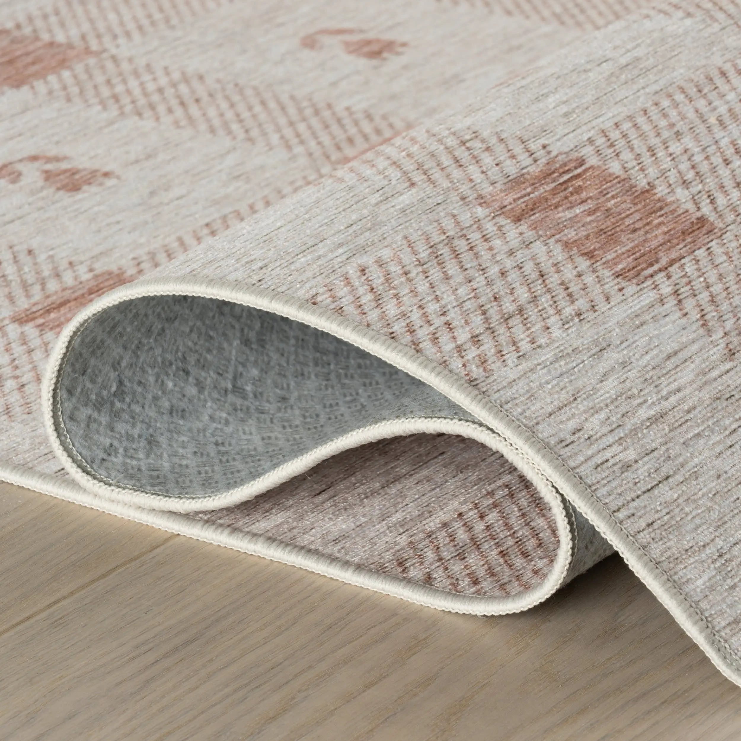 Elenica Modern Plaid Machine Washable Rug