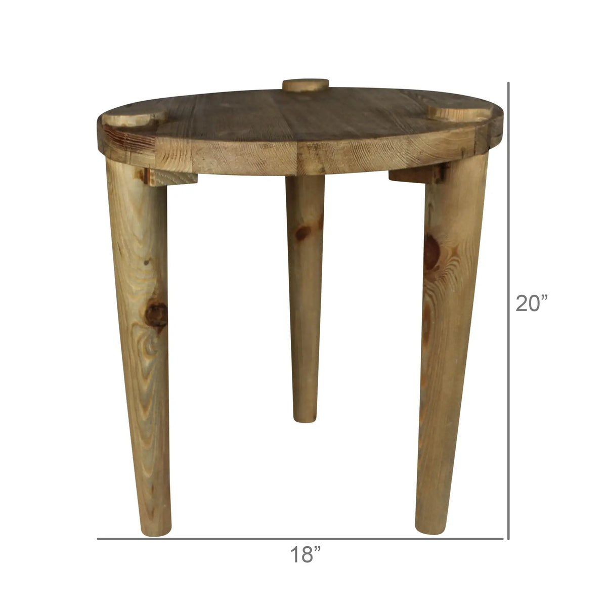 Pine Wood Side Table