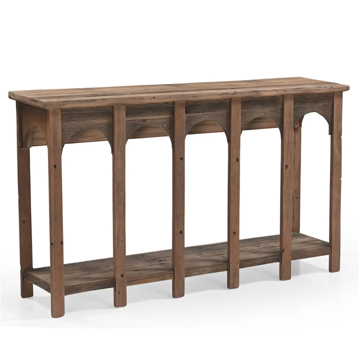Wood Arched Console Table