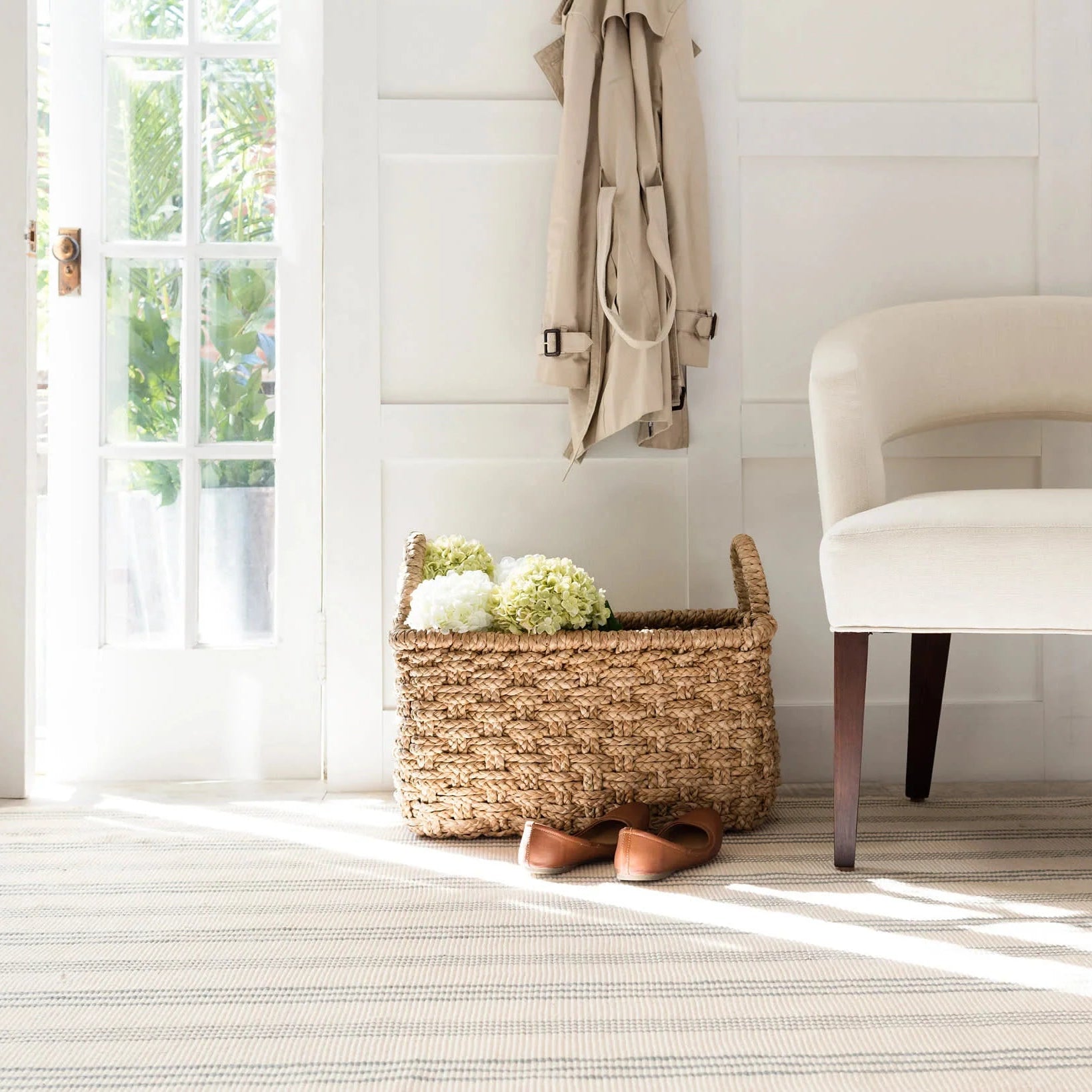 Dash & Albert Swedish Stripe Woven Cotton Rug