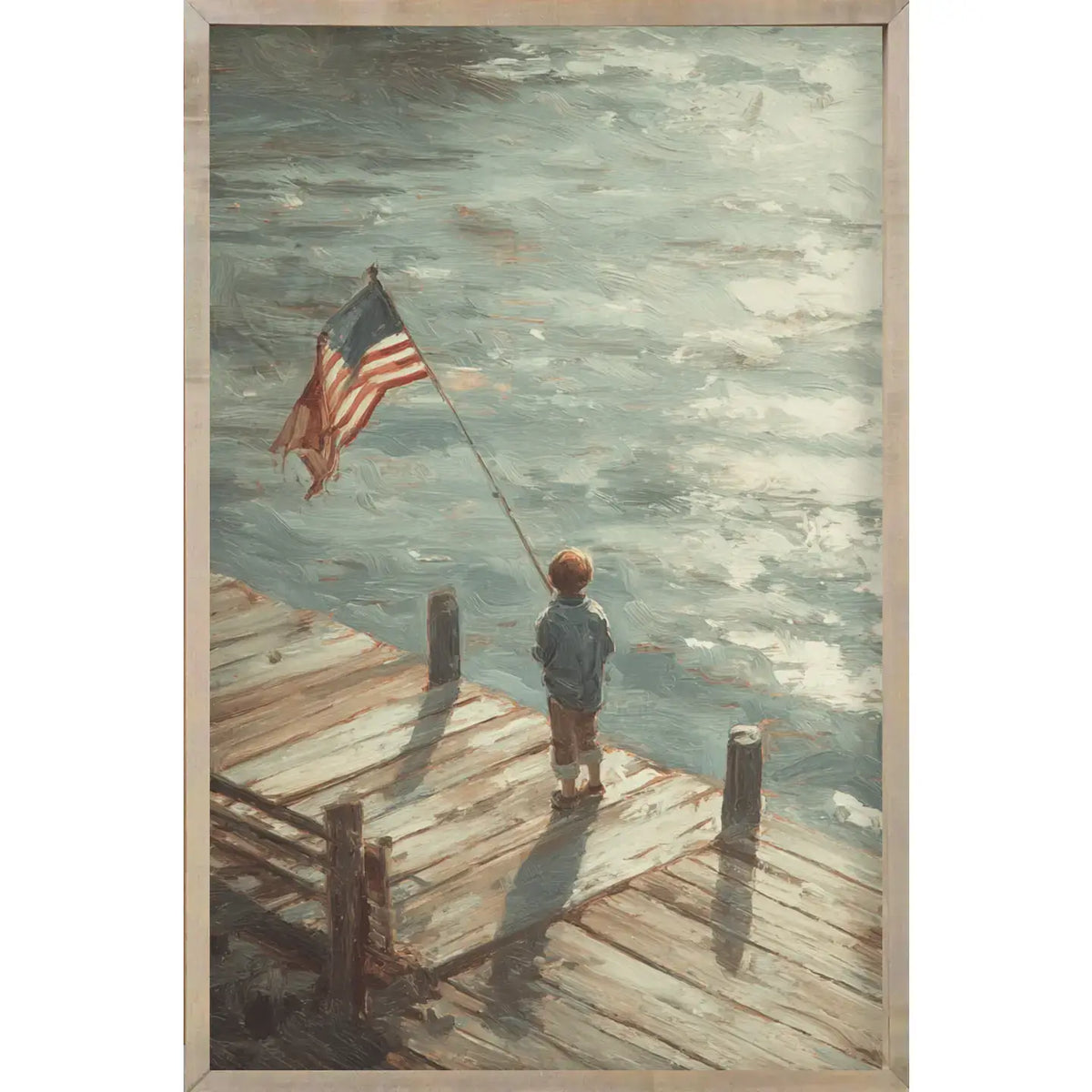 Americana Lake No. 12 Thin Oak Frame