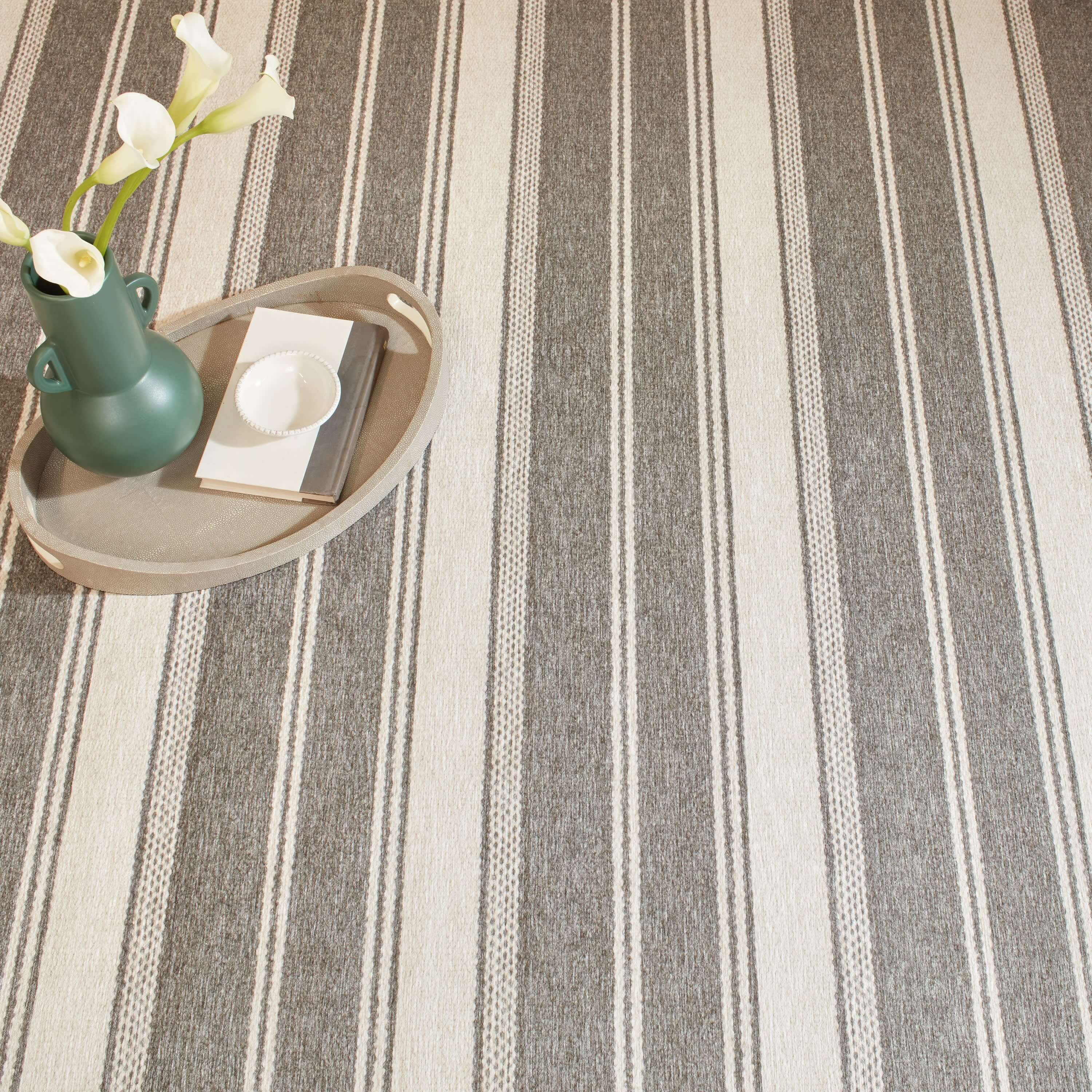 Bowman Stripe Machine Washable Rug