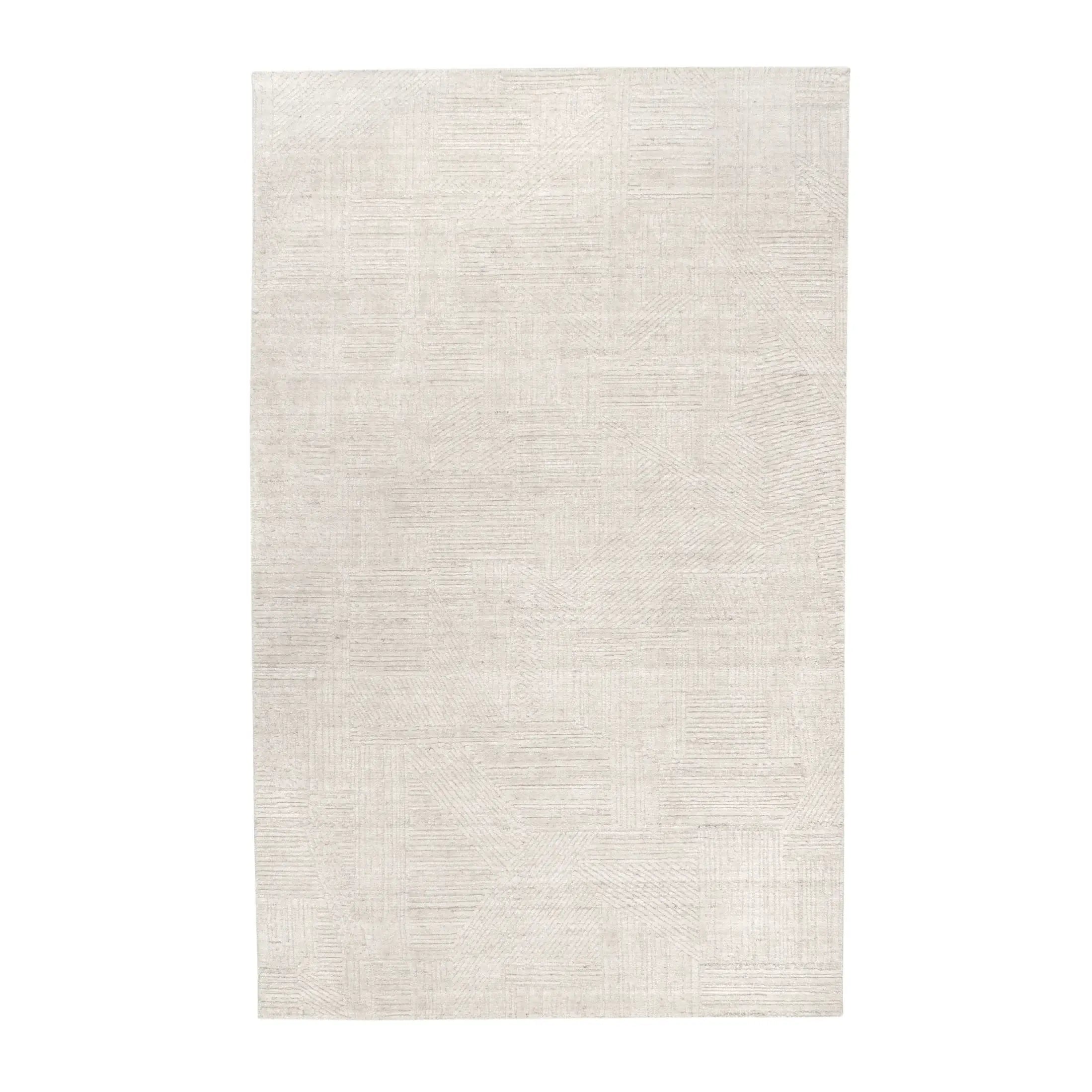 Dash & Albert Adrian Beige Handwoven Wool Rug