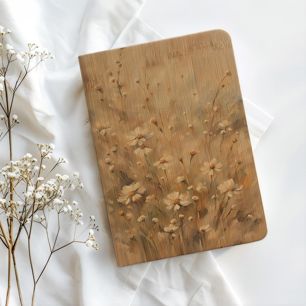 Brown And Tan Daisies Journal