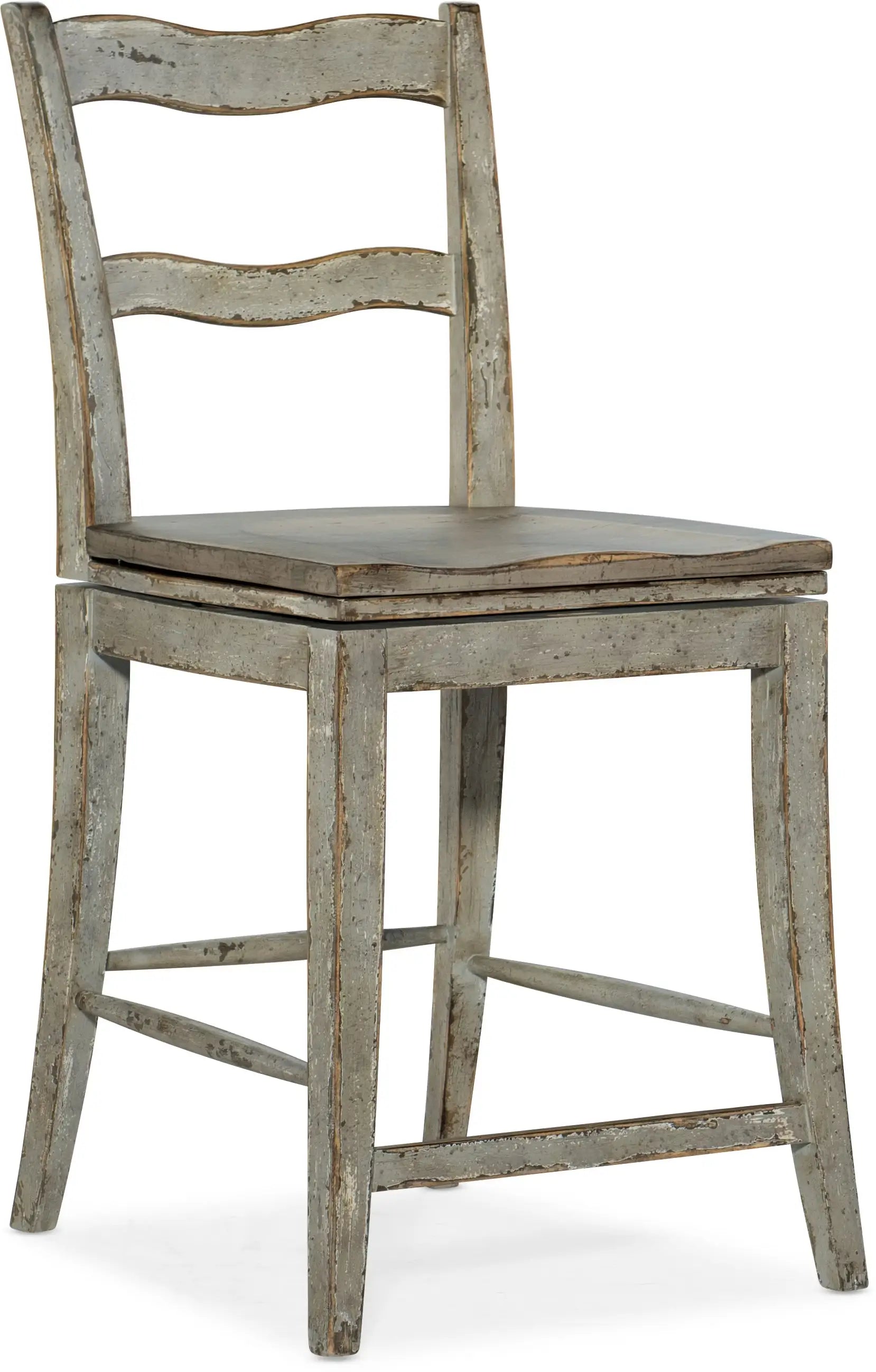 Alfresco La Riva Ladder Back Swivel Counter Stool