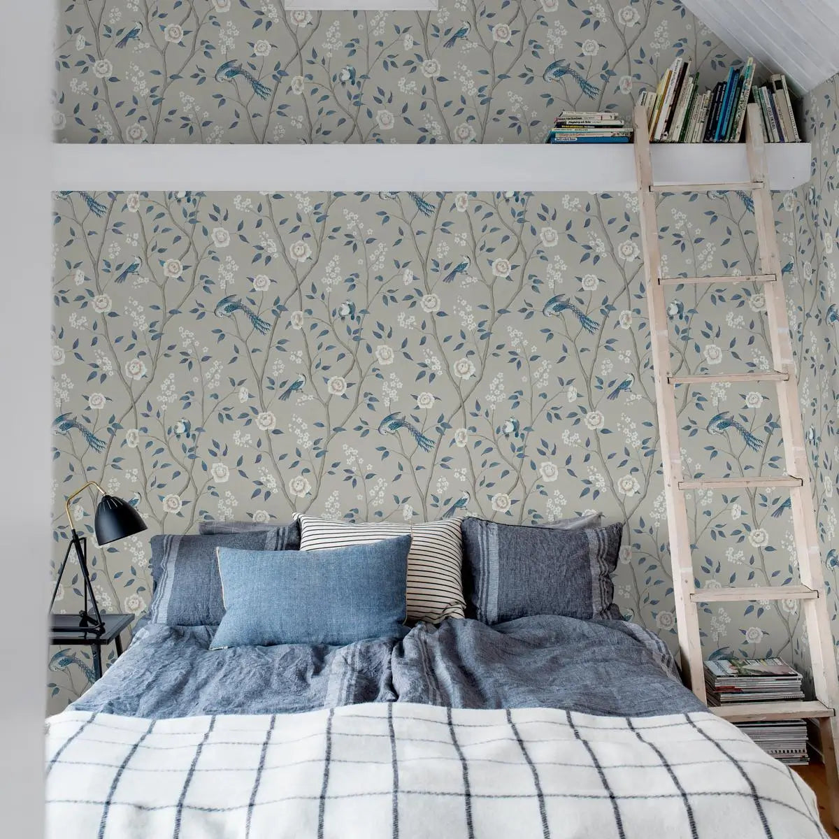 Schumacher Paradise Birds Wallpaper