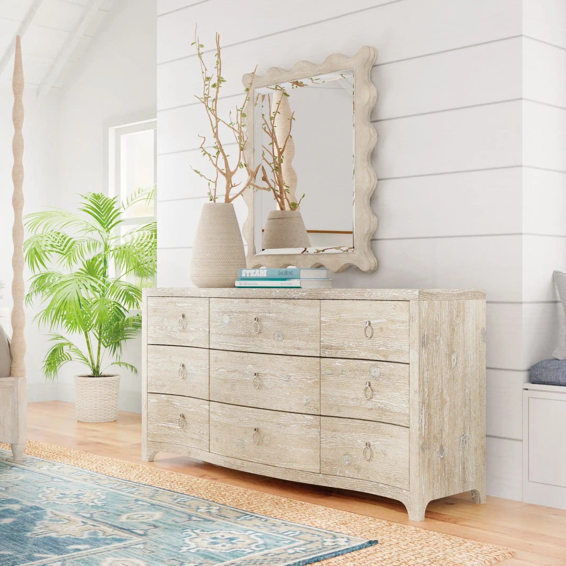 Serenity Bora Landscape Mirror