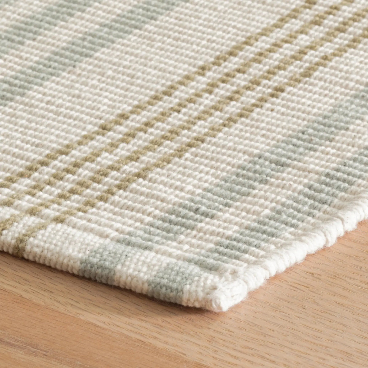 Dash & Albert Olive Branch Handwoven Cotton Rug