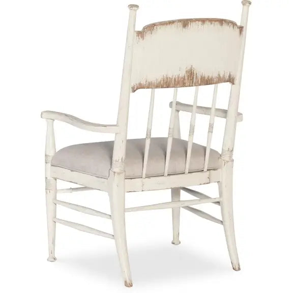 Americana Upholstered Seat Arm Chair