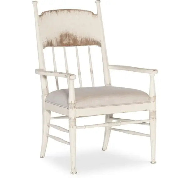 Americana Upholstered Seat Arm Chair