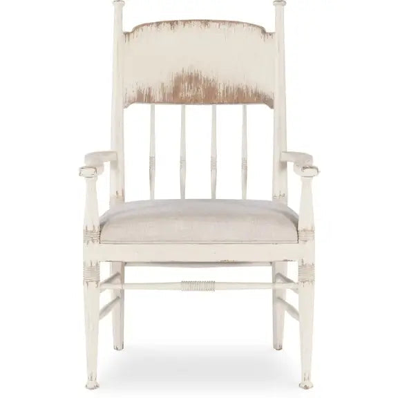 Americana Upholstered Seat Arm Chair