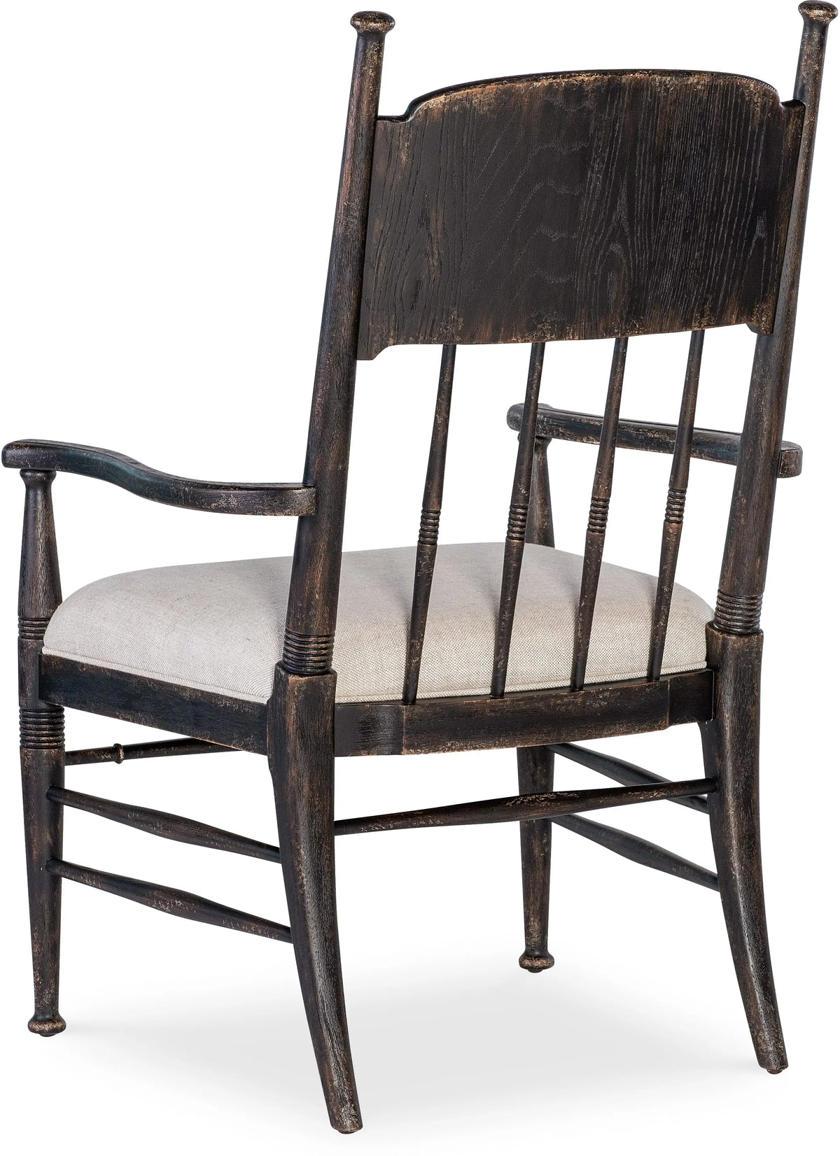 Americana Upholstered Seat Arm Chair