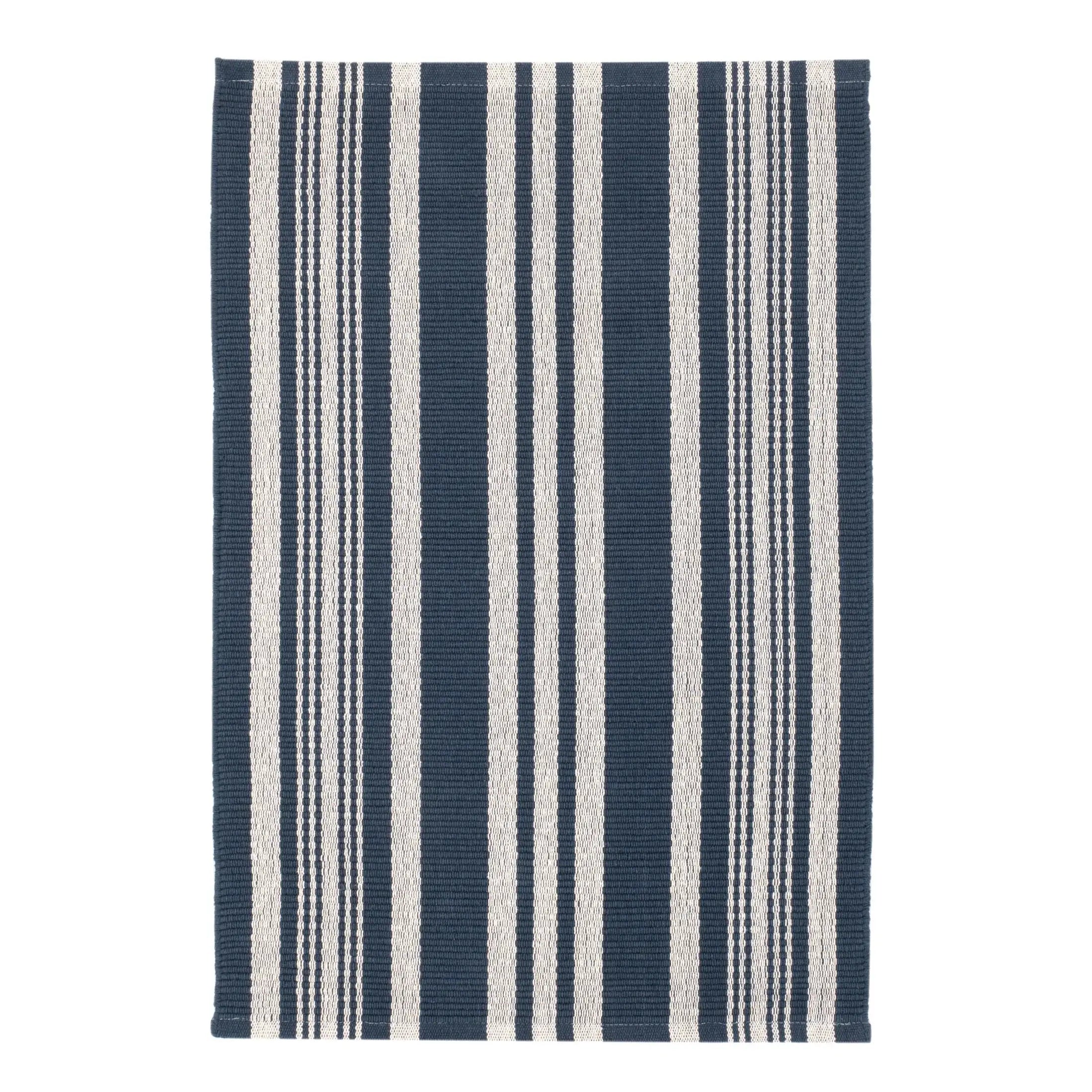 Dash & Albert Irving Stripe Handwoven Cotton Rug