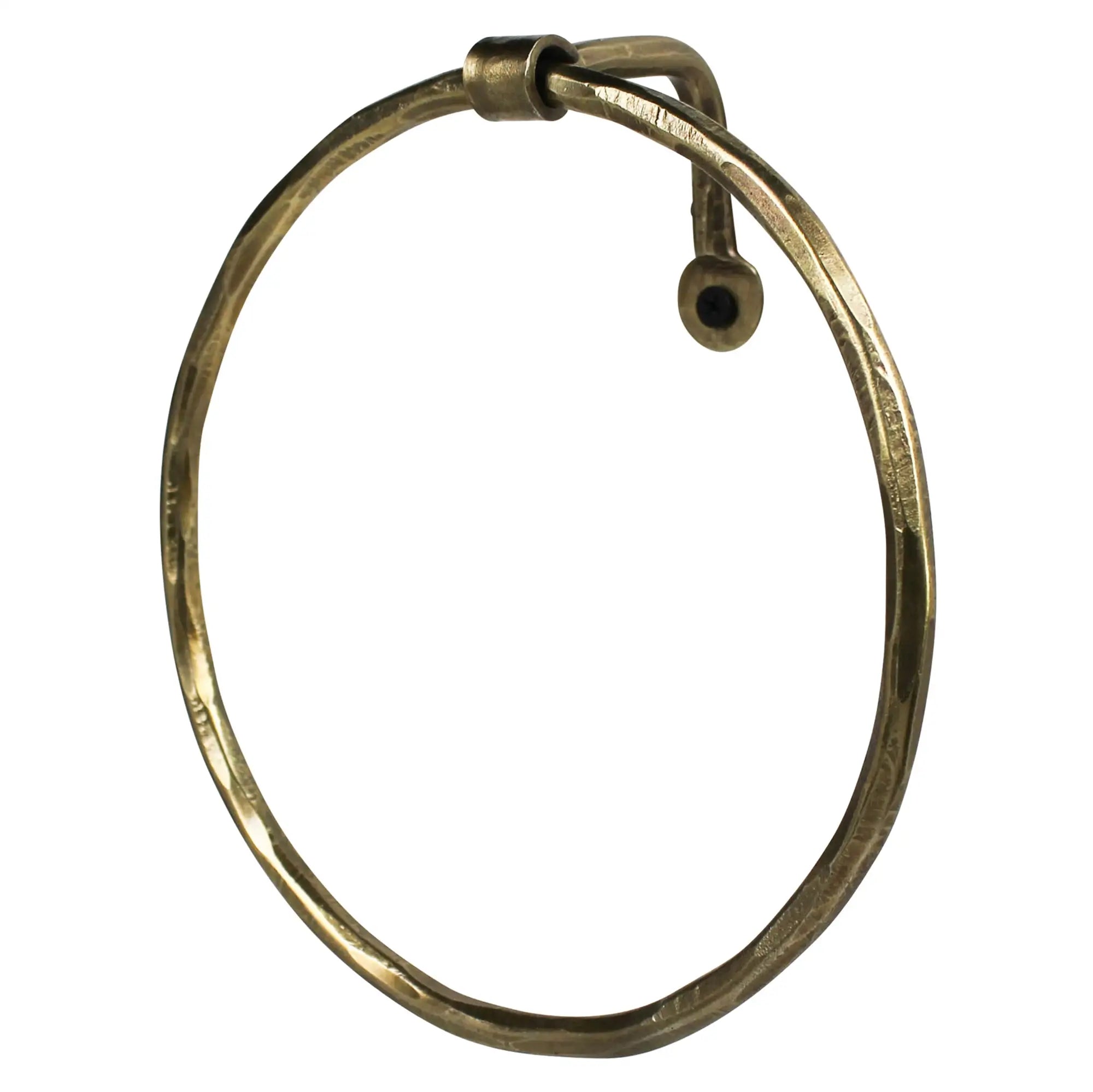 Hand Forged Metal Towel Ring
