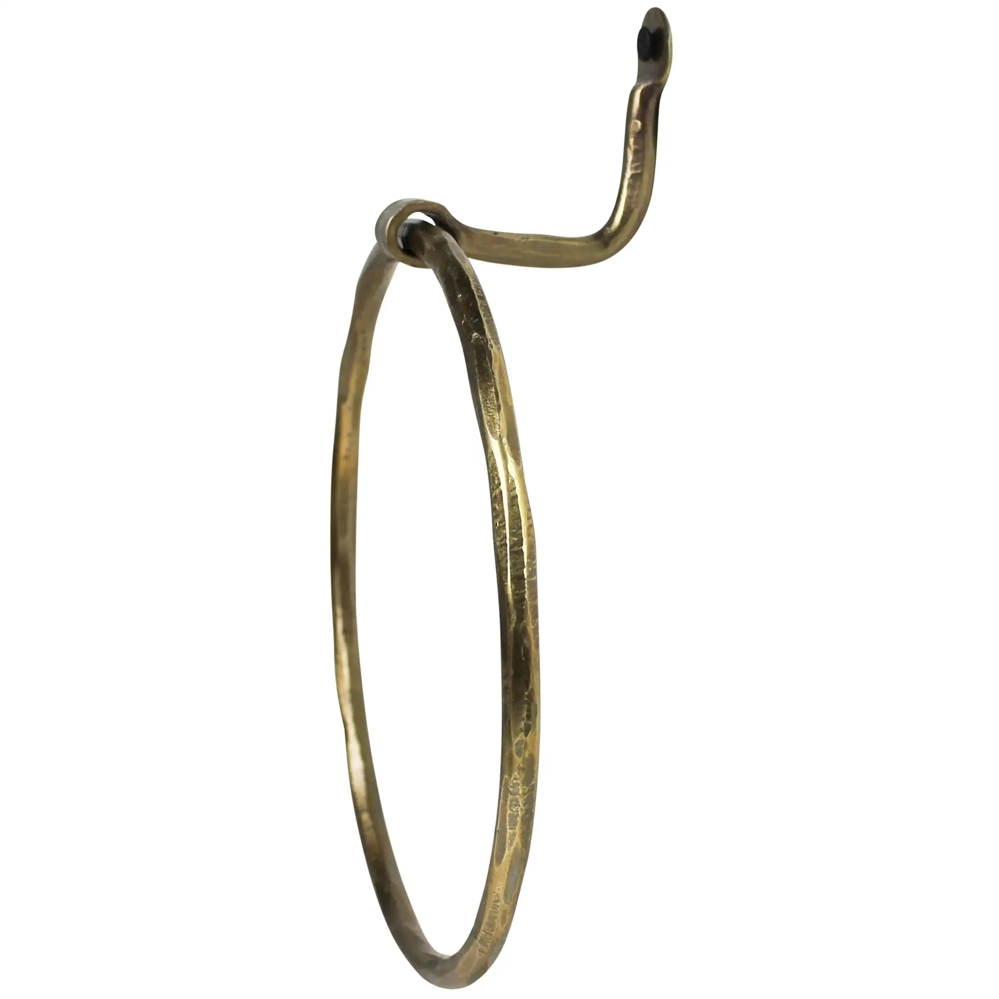 Hand Forged Metal Towel Ring