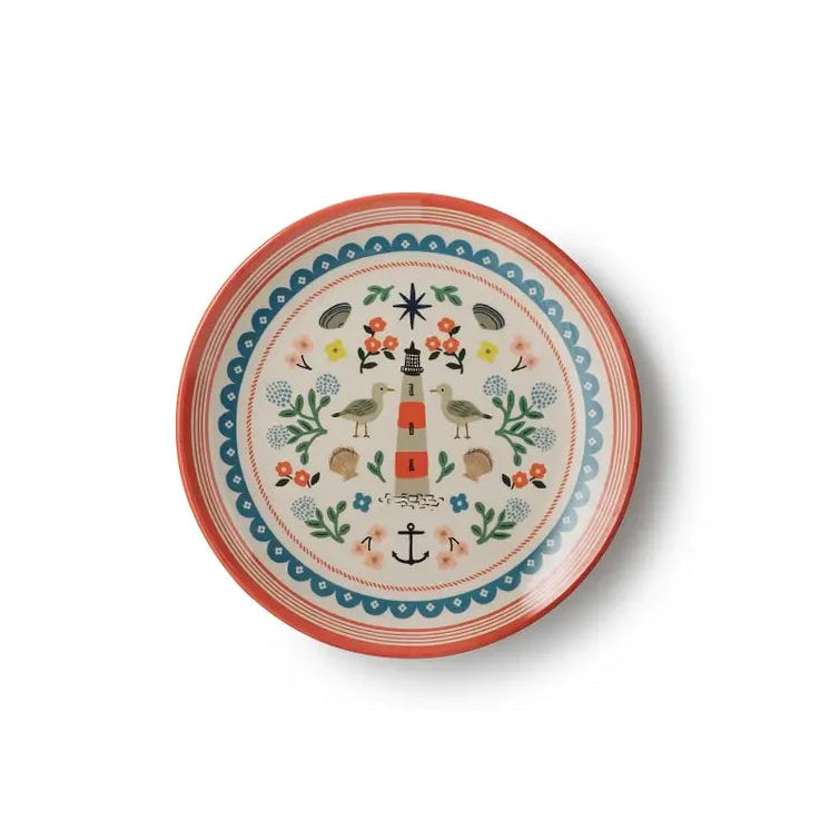 Rifle Paper Co. Seaside Melamine Dessert Plate Set