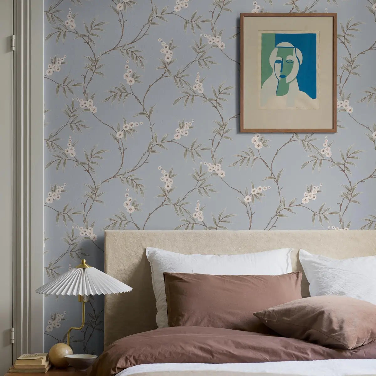 Schumacher Floral Tree Wallpaper