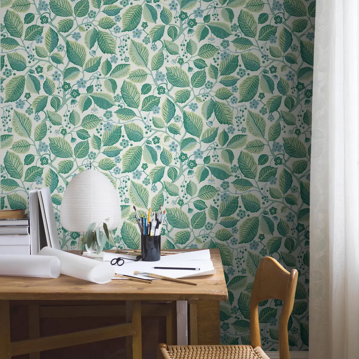Schumacher Elm Tree Wallpaper