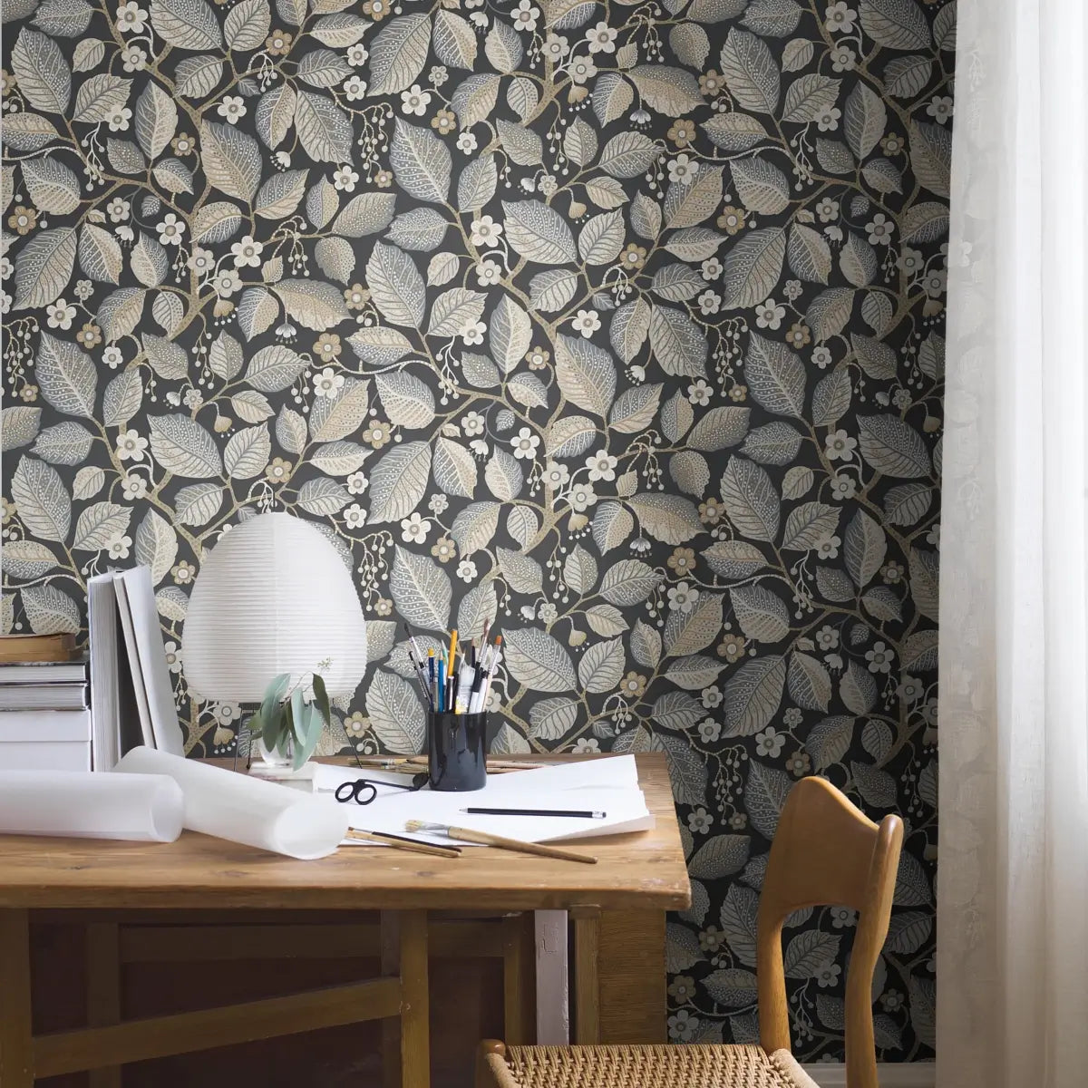 Schumacher Elm Tree Wallpaper