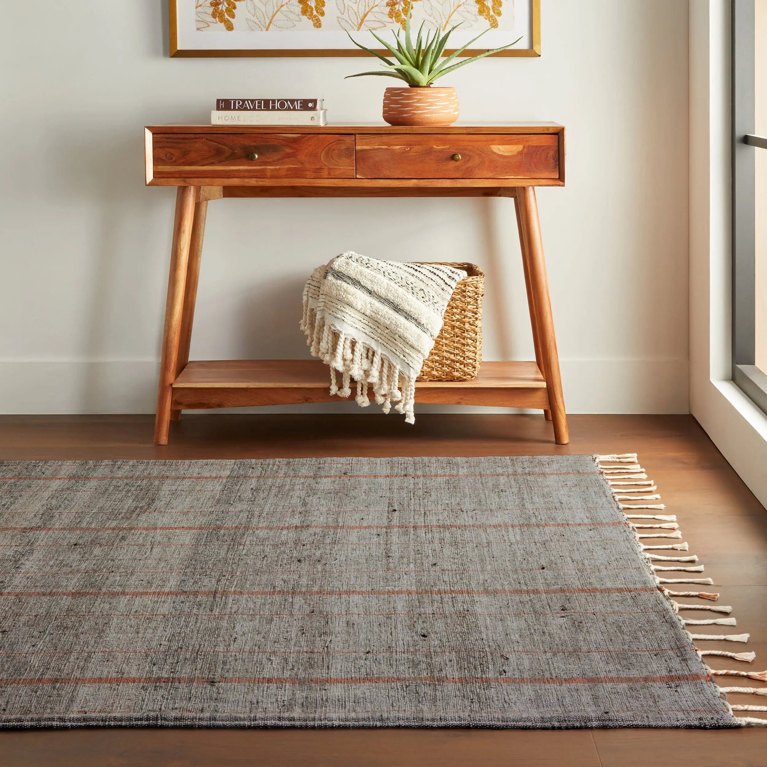 Dash & Albert Nare Striped Handmade Cotton Rug