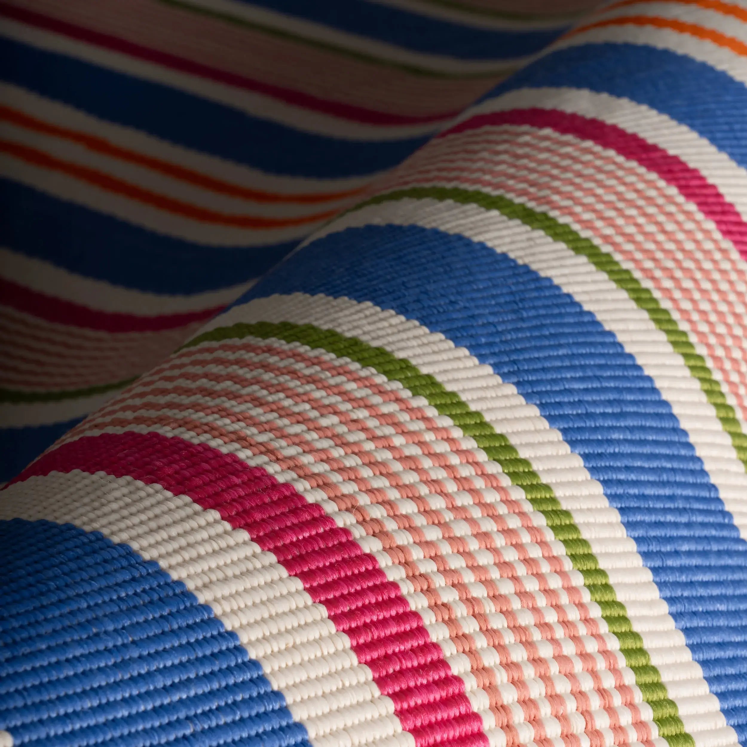 Festival Stripe Handwoven Indoor/Outdoor Rug