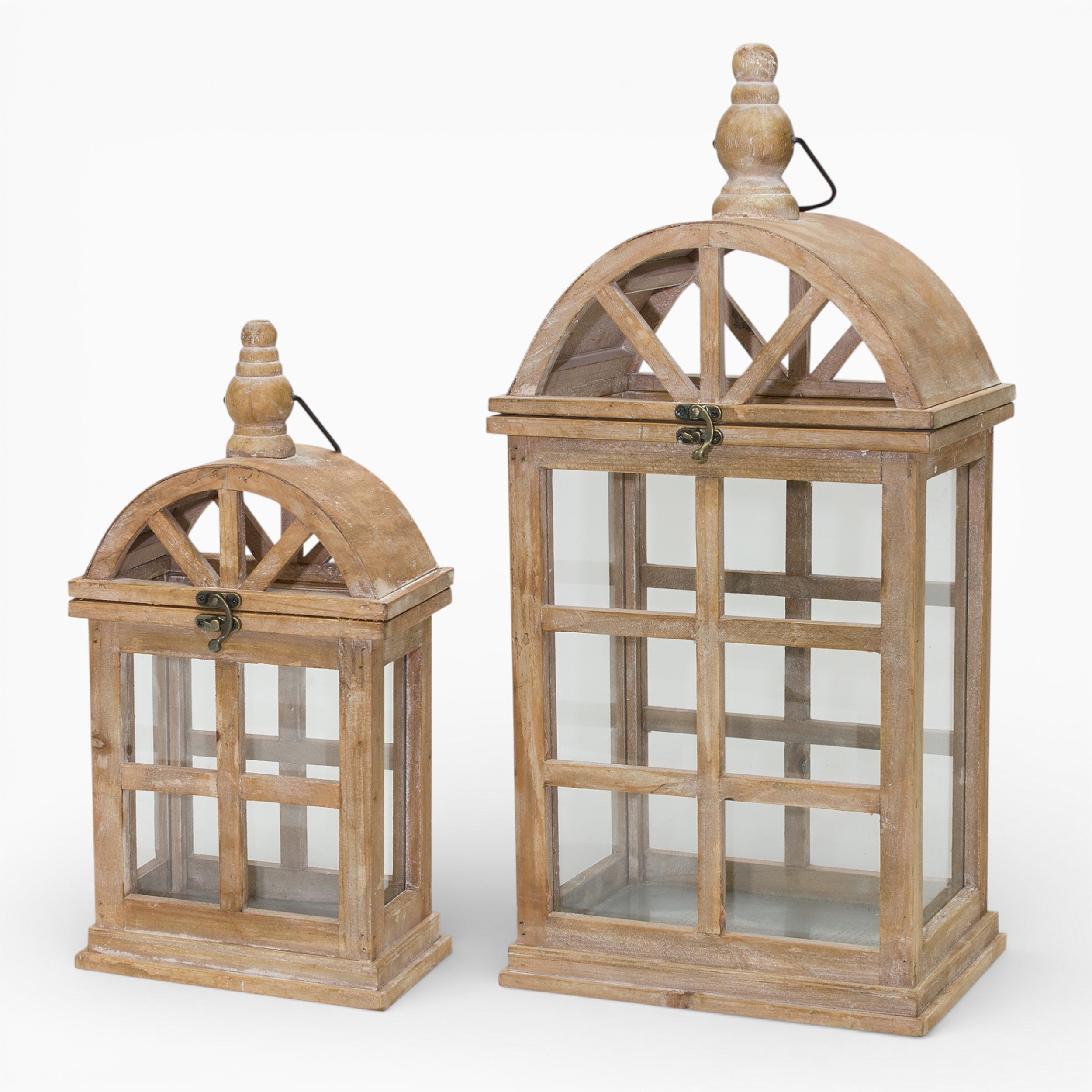 Cathedral Wood Lantern Set