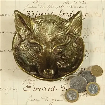 Fox Cast Metal Dish