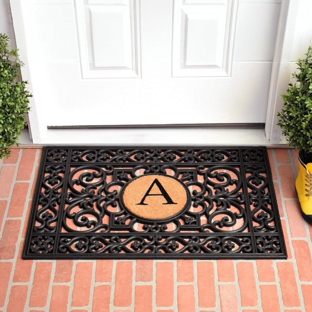 Armada Circle Monogram Doormat